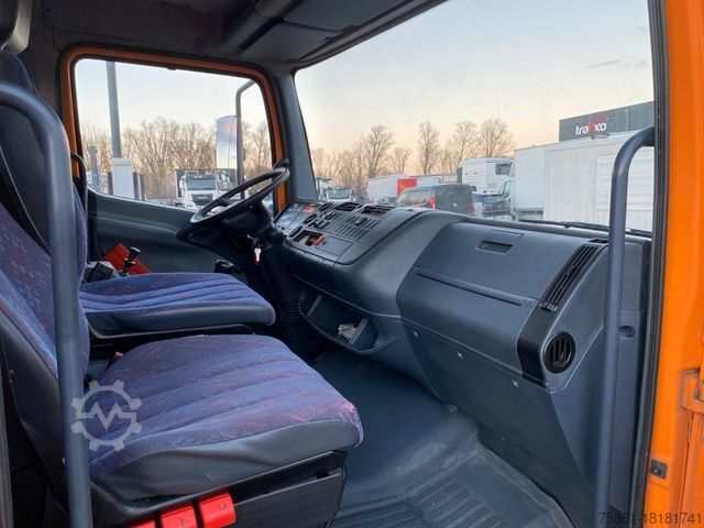 Working platform truck MERCEDES-BENZ Atego 812 BISON stematec TKA 17 Hubarbeitsbühne