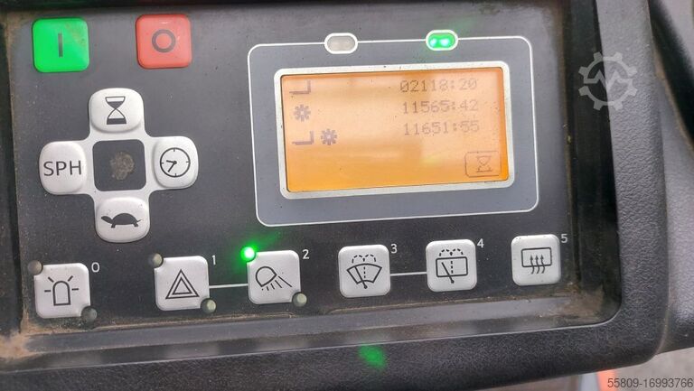 Electric 3-wheel forklift Toyota 8FBE16T // Triplex // containerfÀhig // SS