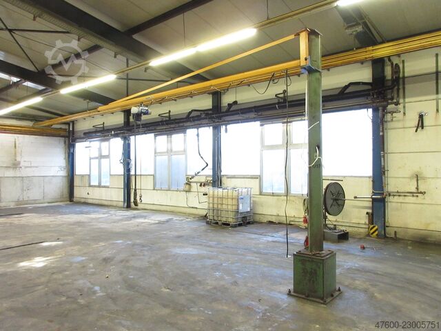 Column jib crane jib crane chain hoist Demag KBK Kran Drehkran Hallenkran L 5m Demag KBK1 80Kg + Abus Kettenzug H3,65m