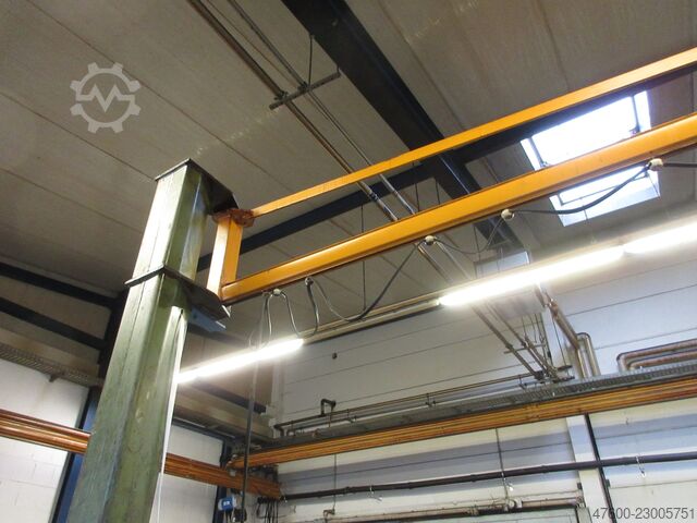 Column jib crane jib crane chain hoist Demag KBK Kran Drehkran Hallenkran L 5m Demag KBK1 80Kg + Abus Kettenzug H3,65m