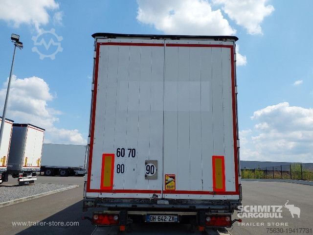 Open semitrailer with tarp Schmitz Cargobull Semitrailer Curtainsider Standard Hayon