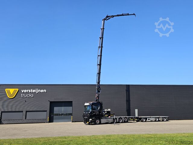 Kranwagen Scania S520 V8 8X2*6 / HIAB 55 tm + JIB / GS MEPPEL AA...