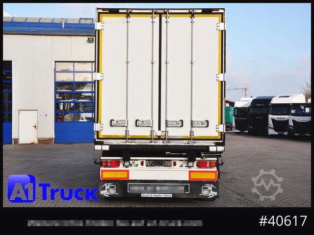 Box trailer KRONE Koffer ISO, stakr isoliert ehemaliger Kühlkoffer, Aluboden