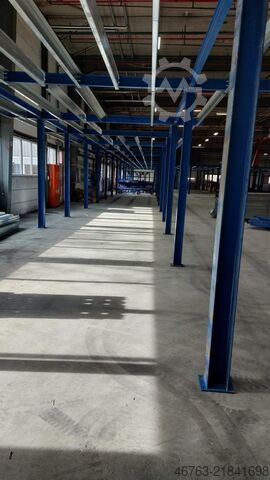 Mezzanine floor, 500 kg/m² load capacity, approx. 2,000 m² Pro Man Stahlbau
