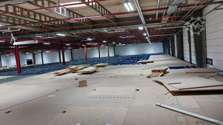Mezzanine floor, 500 kg/m² load capacity, approx. 2,000 m² Pro Man Stahlbau