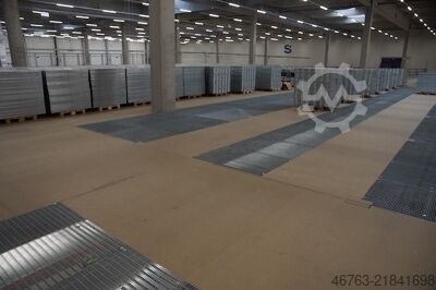 Mezzanine floor, 500 kg/m² load capacity, approx. 2,000 m² Pro Man Stahlbau