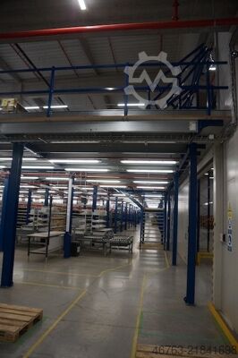 Mezzanine floor, 500 kg/m² load capacity, approx. 2,000 m² Pro Man Stahlbau