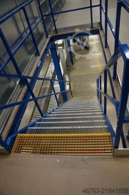 Mezzanine floor, 500 kg/m² load capacity, approx. 2,000 m² Pro Man Stahlbau