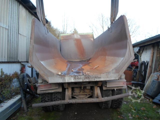 Tipper truck MERCEDES-BENZ 4140 K/ STAHLMULDE