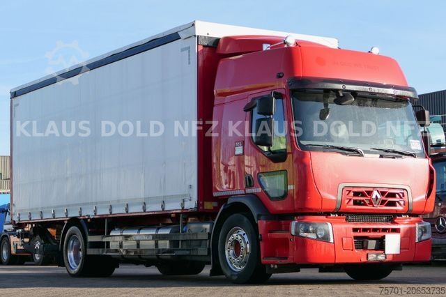LKW mit Pritsche & Plane RENAULT DWide 18.320 Pritsche Plane Vollluft XL-Tank LBW