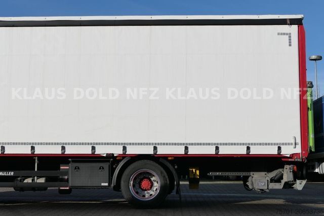 LKW mit Pritsche & Plane RENAULT DWide 18.320 Pritsche Plane Vollluft XL-Tank LBW