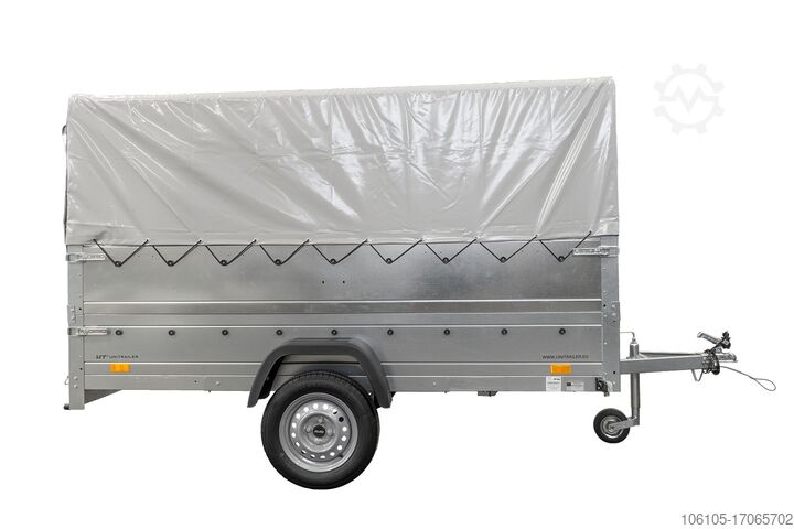 Car trailer Unitrailer 264 Kipp (Bordwandaufatz, Hochplane)