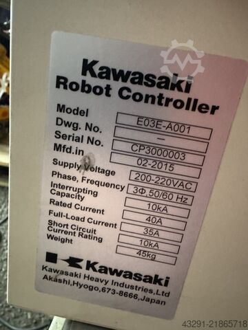 Industrial robot Kawasaki CP300L E-Controller Profibus