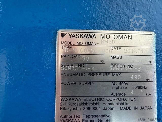 Industrieroboter Yaskawa Motoman MH50 DX100 komplett