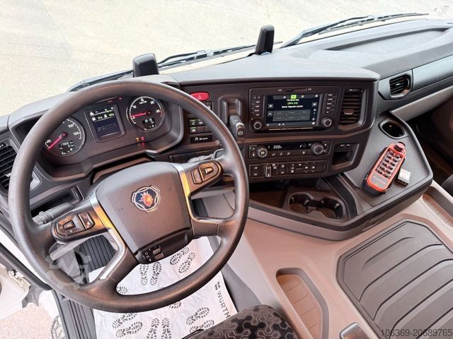 Vacuum tank truck SCANIA G500 8x4*4 Bucher Recycler 414