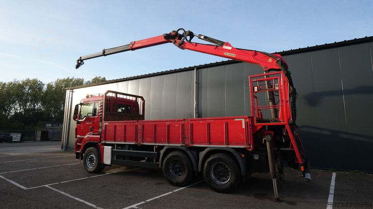 MAN TGS 33.440 6x4 open box with Palfinger crane MAN TGS 33.440 6x4 open box with Palfinger crane