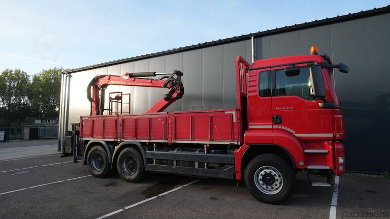 MAN TGS 33.440 6x4 open box with Palfinger crane MAN TGS 33.440 6x4 open box with Palfinger crane