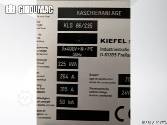 KIEFEL KLS 86/235 KIEFEL KLS 86/235