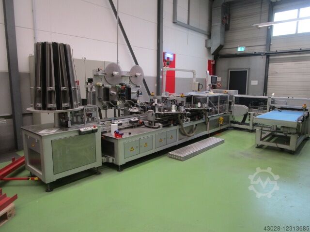 LABELING MACHINE FOR PLASTIC CUPS SCHLEUTER GU 4S 6