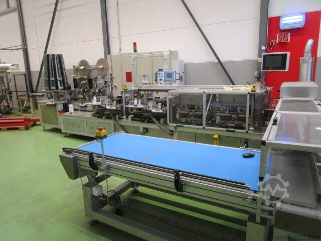 LABELING MACHINE FOR PLASTIC CUPS SCHLEUTER GU 4S 6