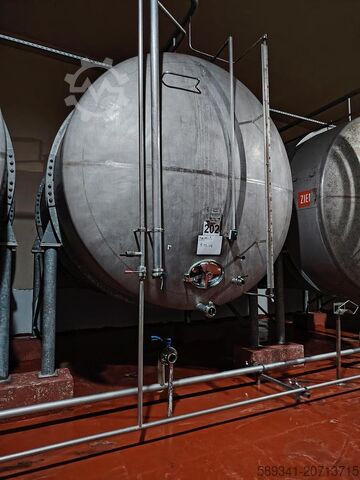 Horizontaler Edelstahl-Tank 310 HL Fabrication Gelabot 