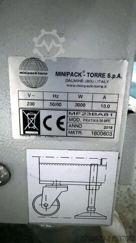 Shrinking equipment minipack-torre Pratika 56 MPE X1