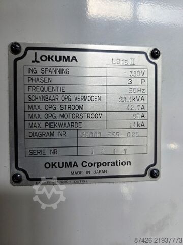 CNC lathe Okuma LB15II-M