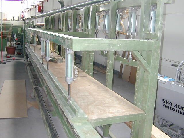 Veneer saw - press combined Scheer 