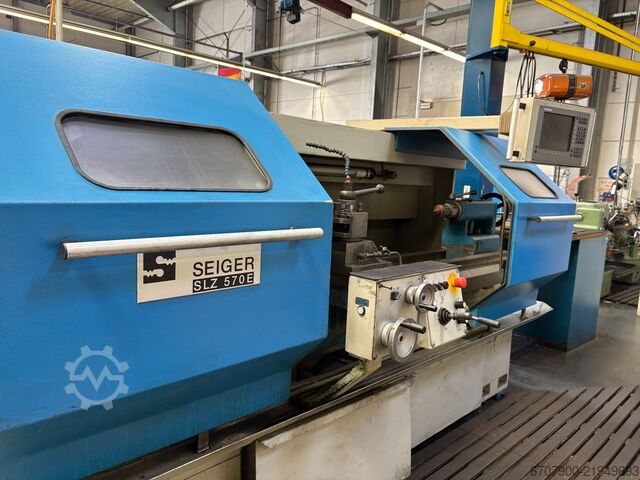 Seiger SLZ-570 E x 1500 Cycle-Heidenhain Controlled Lathe Seiger SLZ-570 E x 1500