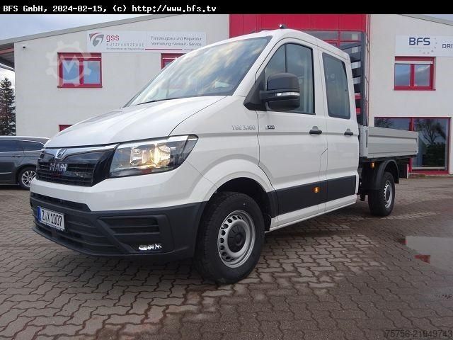 Pick-up van MAN TGE 3.180 4x4 SB DOKA, 4x4 Normaldach, Bau Paket