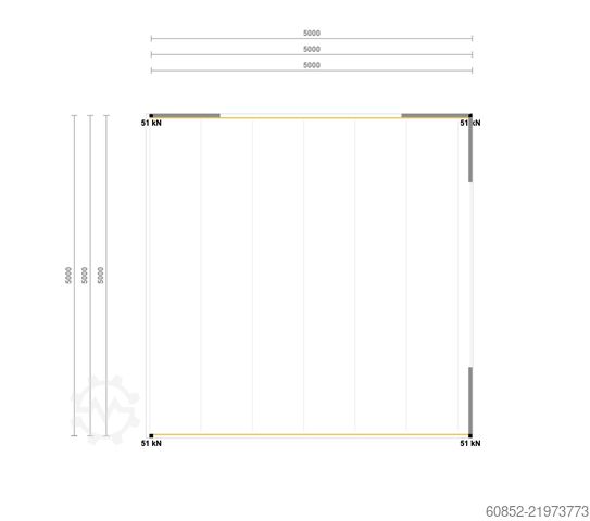 Storage platform 5x5m Lagerbühne , Belastung : 500kg/qm Unterkante: 3m ,ca. 25qm , Systembühne