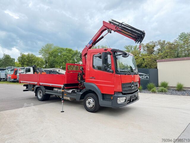 Autokranwagen MERCEDES-BENZ Atego 818 Pritsche KRAN Greifer 10m FUNK AHK