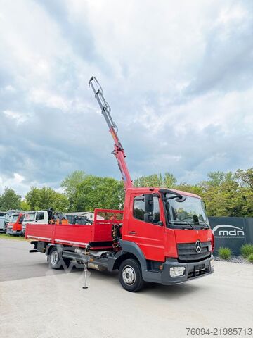 Autokranwagen MERCEDES-BENZ Atego 818 Pritsche KRAN Greifer 10m FUNK AHK
