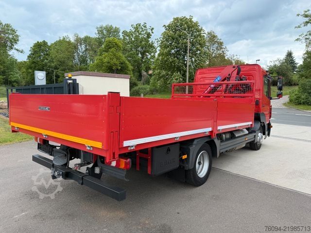 Autokranwagen MERCEDES-BENZ Atego 818 Pritsche KRAN Greifer 10m FUNK AHK