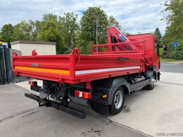 Transporter mit Kipper MERCEDES-BENZ Atego 818 Kipper KRAN Greifer FUNK AHK