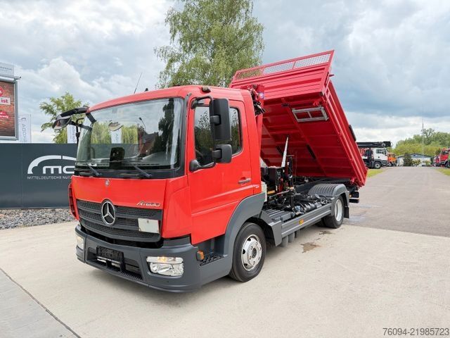 Transporter mit Kipper MERCEDES-BENZ Atego 818 Kipper KRAN Greifer FUNK AHK