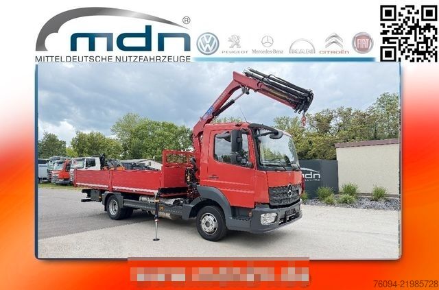 Pritschenwagen MERCEDES-BENZ Atego 818 Pritsche KRAN Greifer 10m FUNK AHK