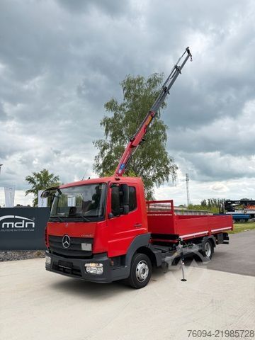 Pritschenwagen MERCEDES-BENZ Atego 818 Pritsche KRAN Greifer 10m FUNK AHK