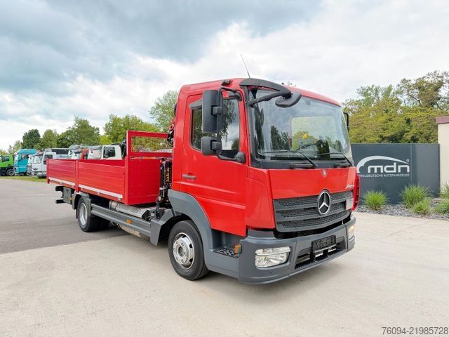 Pritschenwagen MERCEDES-BENZ Atego 818 Pritsche KRAN Greifer 10m FUNK AHK