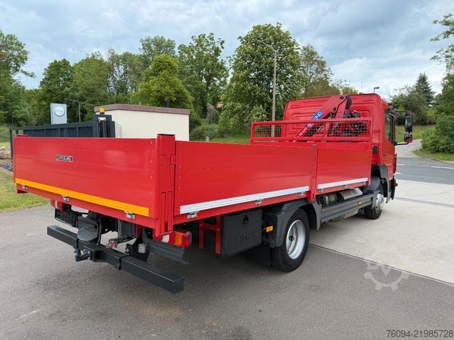 Pritschenwagen MERCEDES-BENZ Atego 818 Pritsche KRAN Greifer 10m FUNK AHK