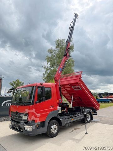 Dreiseitenkipper MERCEDES-BENZ Atego 818 Kipper KRAN Greifer FUNK AHK