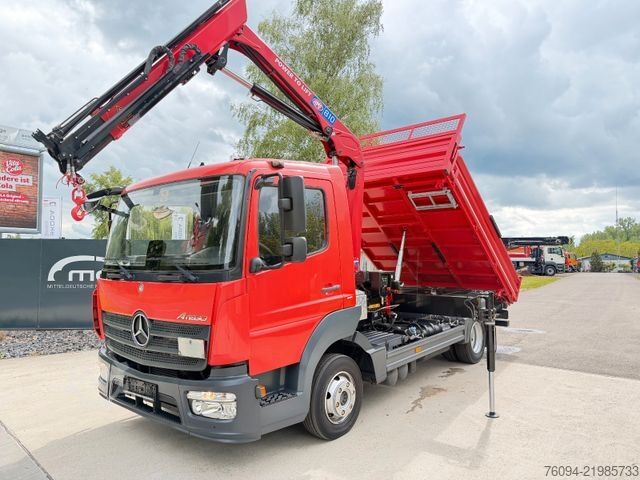 Dreiseitenkipper MERCEDES-BENZ Atego 818 Kipper KRAN Greifer FUNK AHK