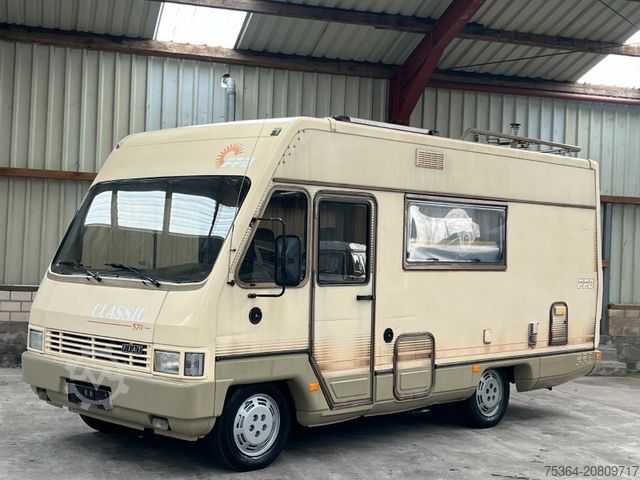 Integriertes Wohnmobil TABBERT FFB 570 Classic Fiat 2.5 Turbo Diesel Hubbett Tv