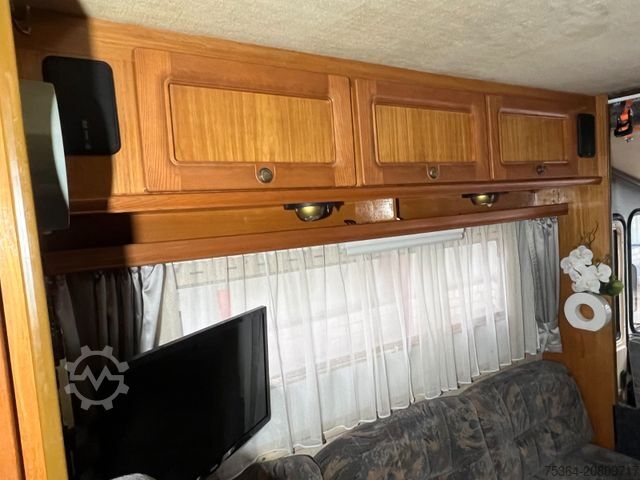 Integriertes Wohnmobil TABBERT FFB 570 Classic Fiat 2.5 Turbo Diesel Hubbett Tv