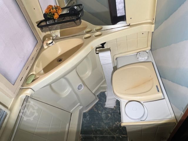 Integriertes Wohnmobil TABBERT FFB 570 Classic Fiat 2.5 Turbo Diesel Hubbett Tv