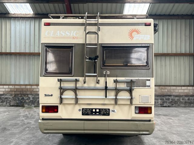 Integriertes Wohnmobil TABBERT FFB 570 Classic Fiat 2.5 Turbo Diesel Hubbett Tv