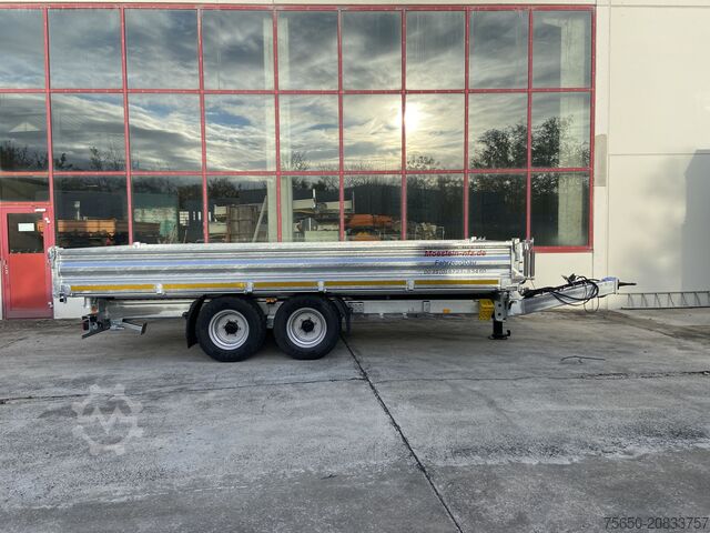 Kippanhänger Möslein TTD 11 Breite Reifen  Kipper Tieflader, Breite Reifen-- Neufahrzeug --