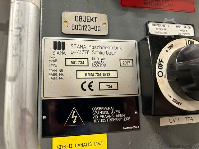 Machining center milling machine Stama MC 734/MT