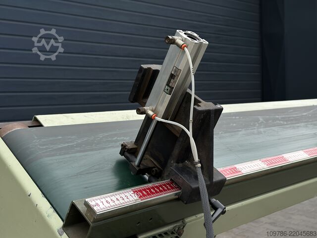 OMGA T720 crosscut saw with conveyor belt OMGA T720