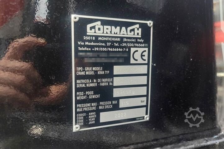 All terrain crane Scania R540 B10x4 With CORMACH 150tm Crane Valid inspecti